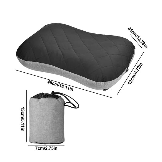 Portable Ultralight Camping Pillow Iatable TPU Camping Iatable Pillow Convenient Outdoor Camping Travel Napping Air Pillow