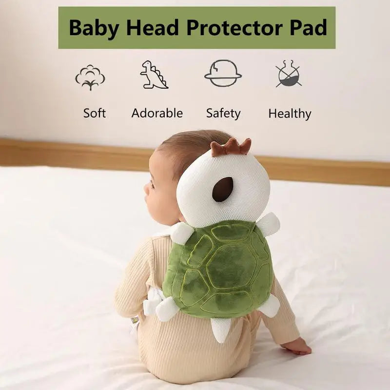 Toddler Travel Safety Head Protector – Comfort & Fun for Adventurous Babies 🌟🐢