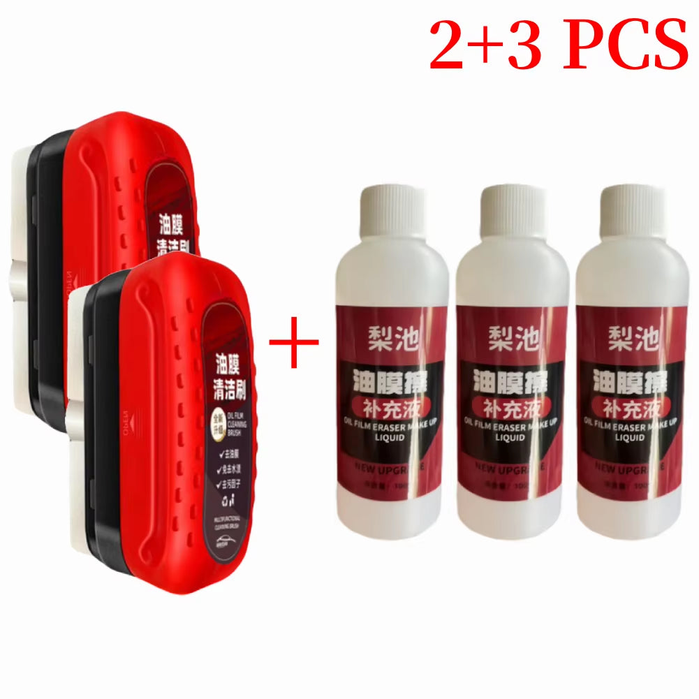 Car Glass Oil Film Remover – Hydrophobic Glass Coating & Cleaning Tool for Windshields and Windows