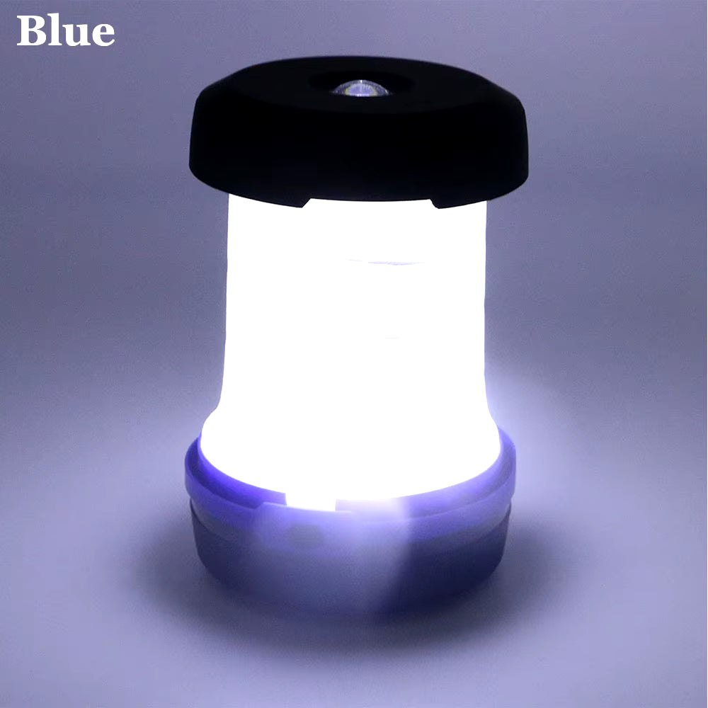 LED Camping Light Retractable Camping Lantern Portable Tent Light Waterproof Emergency Light Camping Lamp Use AA Battery