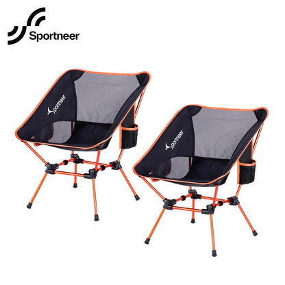 Folding Camping Chair 2 Pack Lightweight Portable Foldable Outdoor Camping Chair for Beach Camping Hiking Picnic