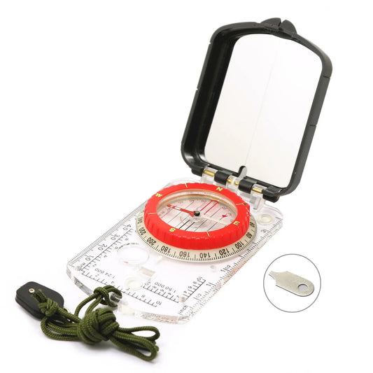 Camping Survival Compass with Fluorescent Ring Compass Survival Gear for Hiking Camping Backpacking