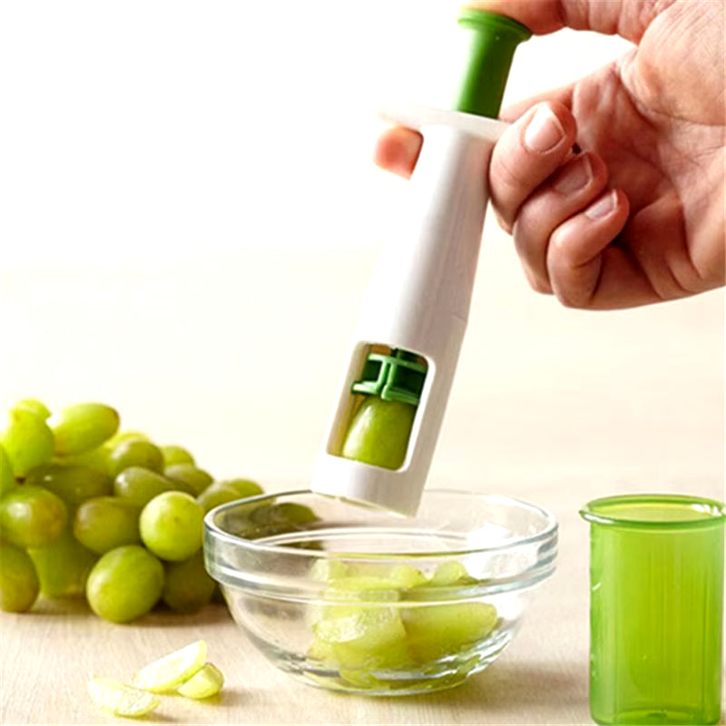 Grape & Cherry Tomato Slicer – Creative Kitchen Gadget for Easy Fruit Prep