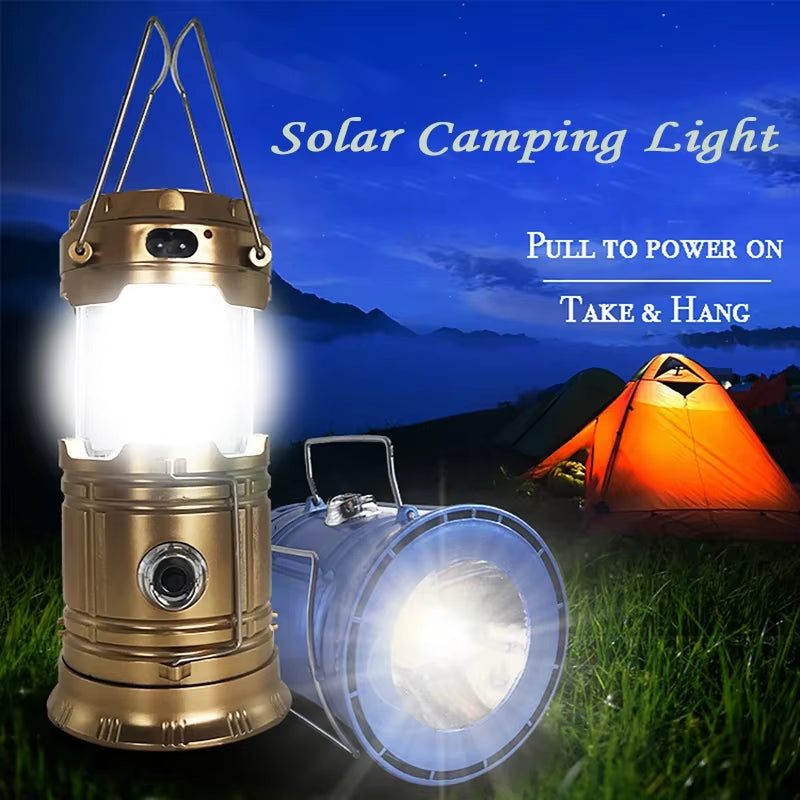 Camping Lamp USB Rechargeable Lantern Camping Light Flashlight Lighting Lantern Lamp Torch Outdoor Camping Light Waterproof