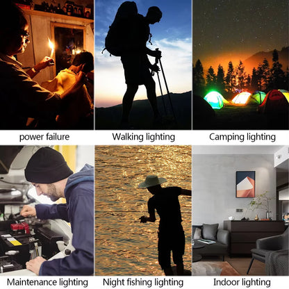 LED Camping Light Retractable Camping Lantern Portable Tent Light Waterproof Emergency Light Camping Lamp Use AA Battery