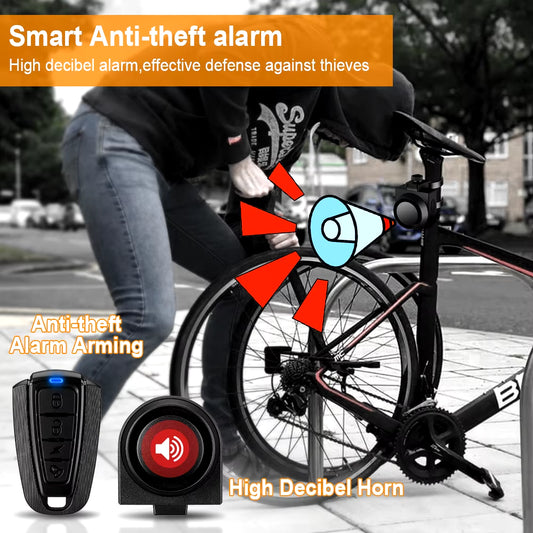 Wireless Bike Vibration Alarm for Camping and Outdoor Security 🚲🔐