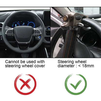 Foldable Car Steering Wheel Anti-Theft Lock: Ultimate Vehicle Security 🔒🚗