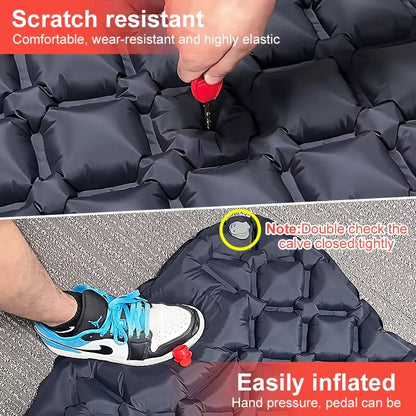 Cool Camping Mat Gear Camping Mat Camping Supplies Nature Hiking Inflatable Mat Portable Lightweight Camping Sleeping Mattress