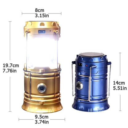 Camping Lamp USB Rechargeable Lantern Camping Light Flashlight Lighting Lantern Lamp Torch Outdoor Camping Light Waterproof