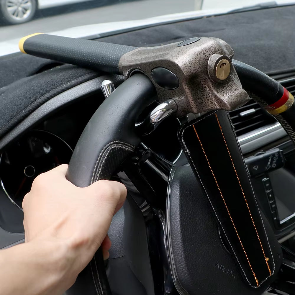 Foldable Car Steering Wheel Anti-Theft Lock: Ultimate Vehicle Security 🔒🚗