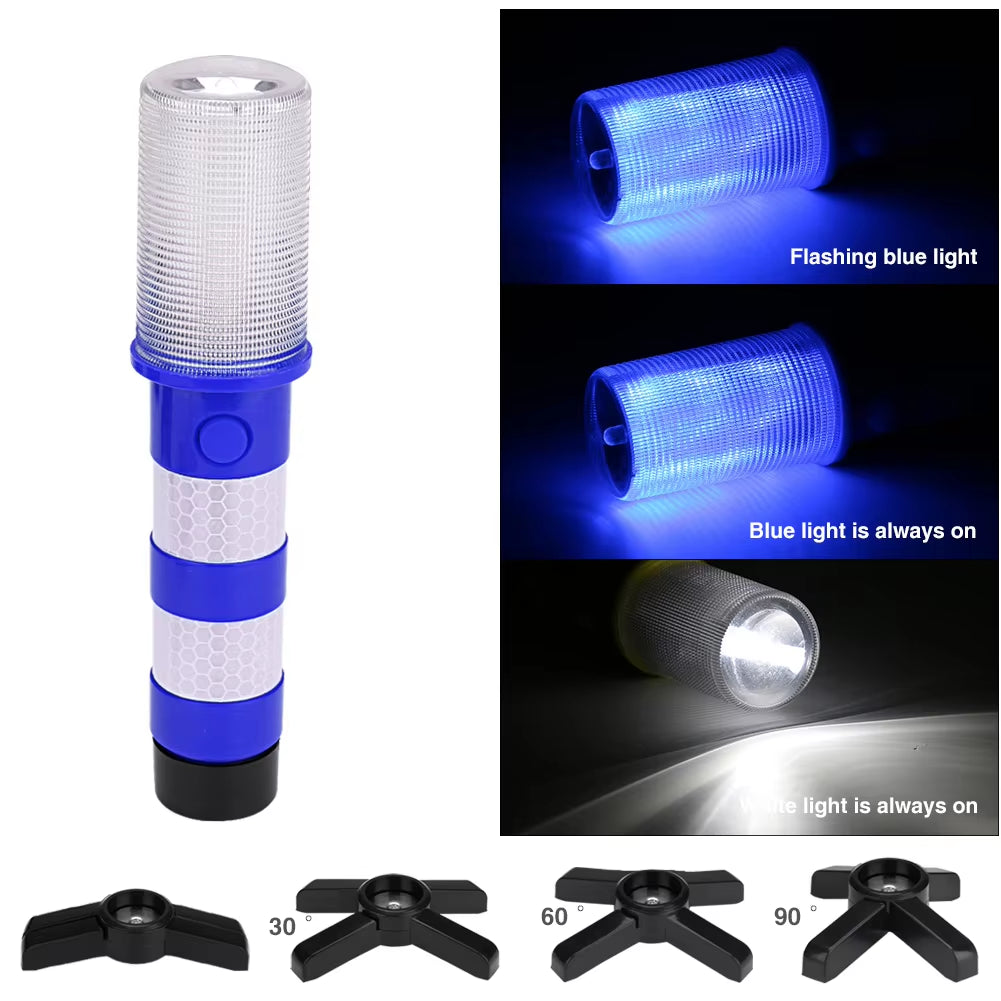 2Pc LED Magnetic Emergency Flashlight: Roadside Safety and SOS Essentials 🚨🔦