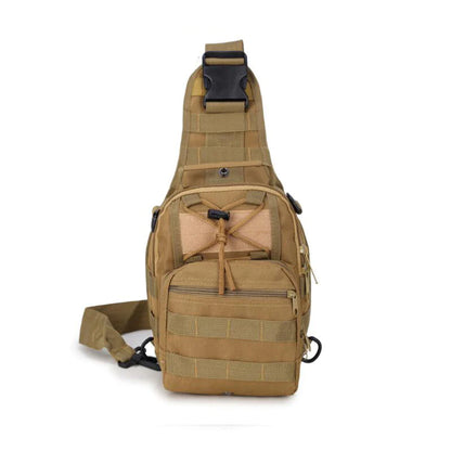 Men's Tactical Sling Backpack – Molle System Shoulder Bag for Outdoor Hiking & Camping