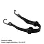 Highly Elastic Helmet & Luggage Binding Cord with Hooks – Durable Retractable Strap for Motorcycles & More