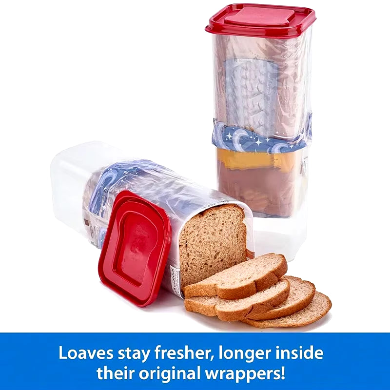 Airtight Bread Storage Box – Keep Bread Fresher, Perfect for Kitchen and Refrigerator