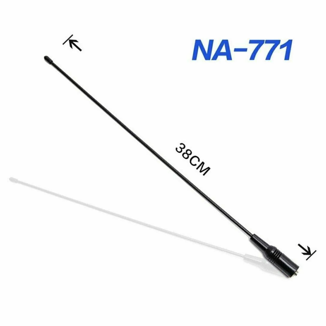 2-Pack for Baofeng UV5R UV-82 144/430Mhz Dual Band Antenna NA771 SMA Female 10W