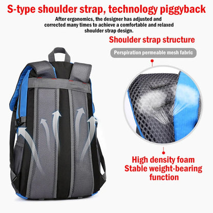 40L Men Women Travel Backpack Rucksack Camping Laptop Hiking School Book Bag USA