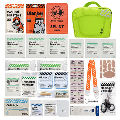 Outdoor Camping First Aid Kit,  Camping Equipment, with 38 Configurations, Suitable for Camping, Travel,