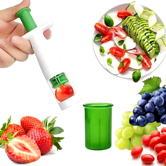 Grape & Cherry Tomato Slicer – Creative Kitchen Gadget for Easy Fruit Prep