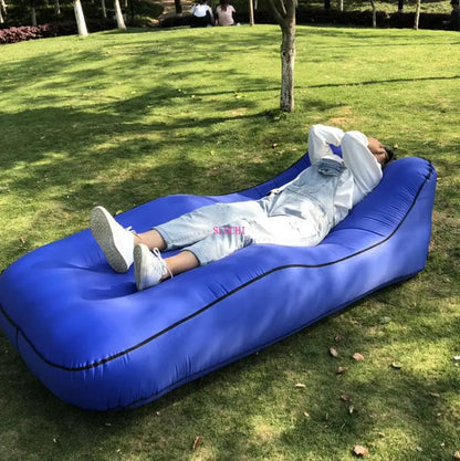 Camping Inflatable Sofa Inflable Bed Camping Equipment Inflatable Sofa Fast Inflatable Sofa Camping Bed Nylon Single Layer