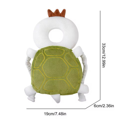 Toddler Travel Safety Head Protector – Comfort & Fun for Adventurous Babies 🌟🐢