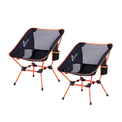 Folding Camping Chair 2 Pack Lightweight Portable Foldable Outdoor Camping Chair for Beach Camping Hiking Picnic