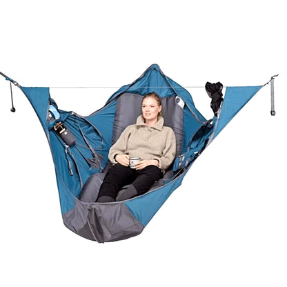 Useful Hanging Hammock Convenient Sturdy Large Capacity Multi-Person Camping Hammock Camping Hammock Camping Hammock