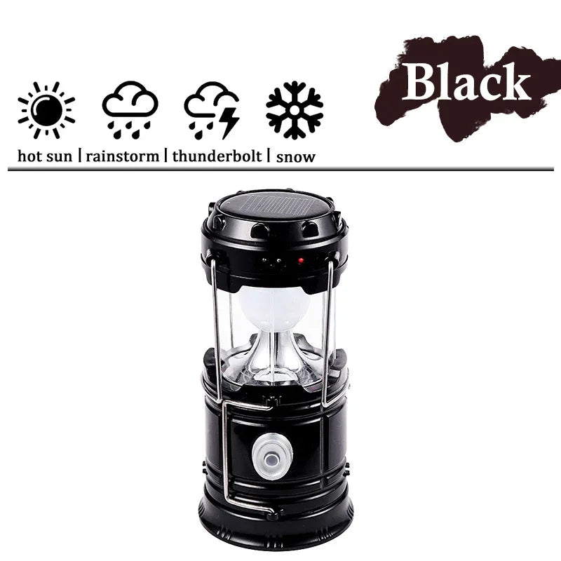 Camping Lamp USB Rechargeable Lantern Camping Light Flashlight Lighting Lantern Lamp Torch Outdoor Camping Light Waterproof