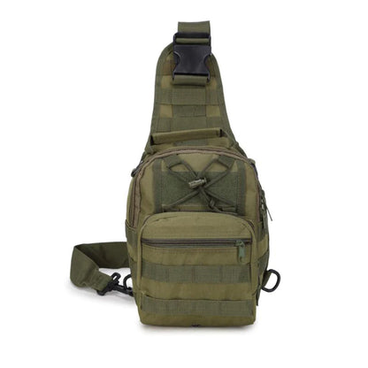 Men's Tactical Sling Backpack – Molle System Shoulder Bag for Outdoor Hiking & Camping