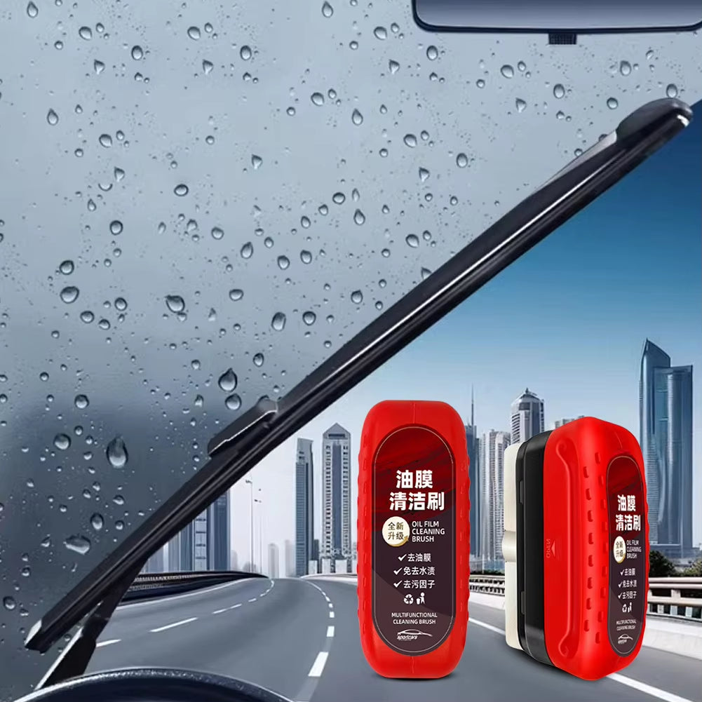 Car Glass Oil Film Remover – Hydrophobic Glass Coating & Cleaning Tool for Windshields and Windows